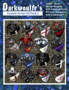 Darkwoulfe's Virtual Tabletop(VTT) Token Pack - Customizable Armor Kit Pack 2 - Quest Knights