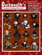 Darkwoulfe's Virtual Tabletop(VTT) Token Pack - Customizable Races Kit Pack 1 - Gnomes II