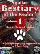 Aquilae: Bestiary of the Realm: Volume 1 (Pathfinder)