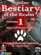 Aquilae: Bestiary of the Realm: Volume 1 (Fifth Edition / 5E)