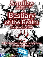 Aquilae: Bestiary of the Realm for OSR: Sample Monsters