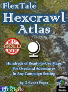 FlexTale Hexcrawl Atlas: Western Realm of Aquilae
