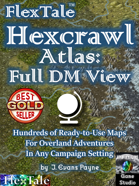 FlexTale Hexcrawl Atlas: Full DM View: Western Realm of Aquilae