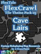 FlexTale FlexCrawl Tile Theme Pack DNG-05: Cave Lairs