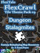 FlexTale FlexCrawl Tile Theme Pack DNG-09: Dungeon Stalagmites