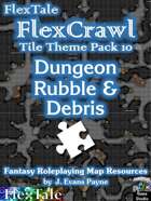 FlexTale FlexCrawl Tile Theme Pack DNG-10: Dungeon Rubble & Debris