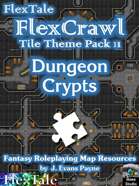FlexTale FlexCrawl Tile Theme Pack DNG-11: Dungeon Crypts