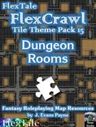 FlexTale FlexCrawl Tile Theme Pack DNG-15: Dungeon Rooms