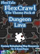 FlexTale FlexCrawl Tile Theme Pack DNG-18: Dungeon Lava
