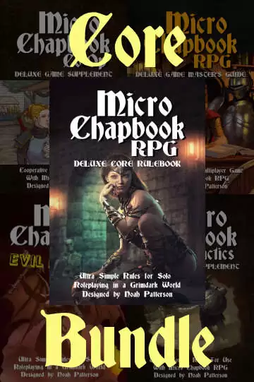 MCRPG 1.0 CORE BUNDLE [BUNDLE] - Micro RPG | Micro Chapbook RPG ...