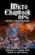 Micro Chapbook RPG: Updated Edition