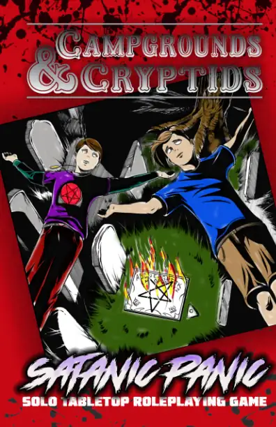 Campgrounds & Cryptids - Satanic Panic - Solo TTRPG