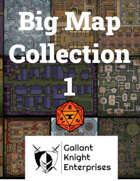 Big Map Collection 1 For FoundryVTT - Dungeons, Buildings, and Caves