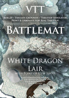 VTT Battlemap - White Dragon Lair