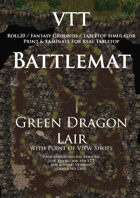 VTT Battlemap - Green Dragon Lair