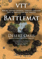 VTT Battlemap - Desert Oasis