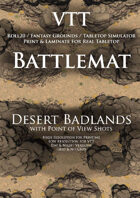 VTT Battlemap - Desert Badlands