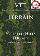 VTT Terrain - Forested Hills Terrain