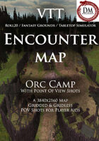 VTT Encounter Map - Orc Camp