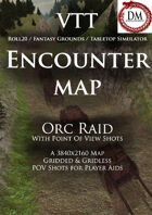 VTT Encounter Map - Orc Raid