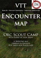 VTT Encounter Map - Orc Scout Camp
