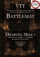 VTT Battlemap - Dwarven Mine I