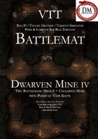 VTT Battlemap - Dwarven Mine IV