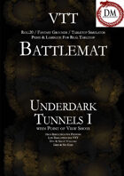 VTT Battlemap - Underdark Tunnels I