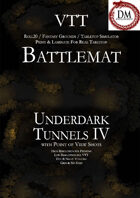 VTT Battlemap - Underdark Tunnels IV