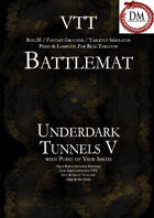 VTT Battlemap - Underdark Tunnels V