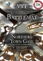 VTT Battlemap - Northern Town Gate