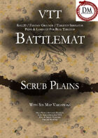 VTT Battlemap - Desert Scrub Plain