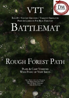 VTT Battlemap - Rough Forest Path