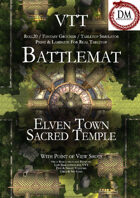 VTT Battlemap - Elven Town Sacred Temple