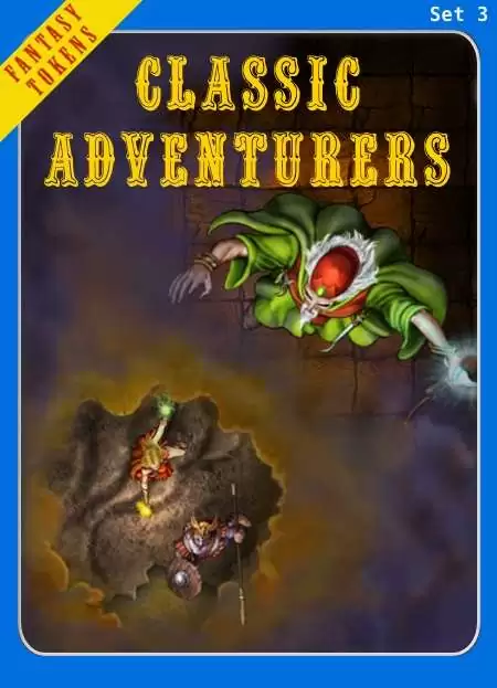 GAME FANTASIA 1987 メダル 多数セット Fantasy Tokens Set 3: Classic Adventurers - Greg Bruni | DriveThruRPG