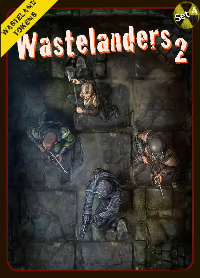 Wasteland Tokens Set 4, Wastelanders 2 - Greg Bruni | DriveThruRPG