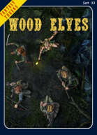 Fantasy Tokens Set 33: Wood Elves