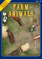 Fantasy Tokens Set 46: Farm Animals