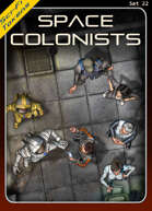 Sci-Fi Tokens Set 22, Space Colonists