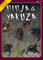 Fantasy Tokens Set 74, Ninja & Yakuza