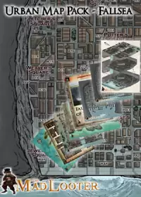 Shallow Port Map Pack - The Mad Looter | DriveThruRPG