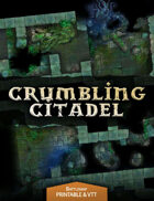 Crumbling Citadel - Printable & VTT Battlemap