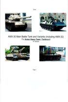 AMX-30 MBT and Variants (Including AMX-32)