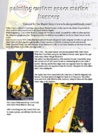 The Golden D6 #1 – Painting Custom Space Marine Banners