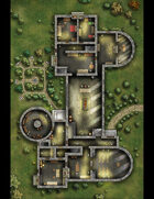 Sorn Manor map (large format with GRID)