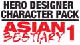 Asian Bestiary Character Pack [for Hero Designer software]