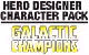 Galactic Champions Character Pack [for Hero Designer software]